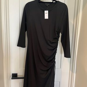 Black Banana Republic side cinch dress NWT size M